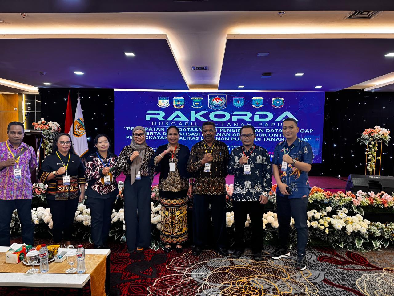 Rapat Koordinasi Daerah Dukcapil Se-Tanah Papua Tahun 2025